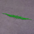 1PC Laser Reflective Wing Stripe Decal - 98.5x11.8cm Vinyl Sticker for Car Exterior (Cool Totem Design, Waterproof) | Color Name:Green