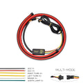 100cm Car Rear Third Brake Light LED Strip Multi-mode Warning Lights LED Decorative Lights Turn Signal Flexible Stop Lamp Bar | Emitting Color:100cm Multiple Modes