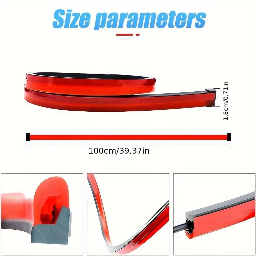 100cm Car Rear Third Brake Light LED Strip Multi-mode Warning Lights LED Decorative Lights Turn Signal Flexible Stop Lamp Bar | 4